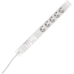 Kopp 930504014 Schuko-Steckdose 5-fach PROFIver.19Z Ü-Schutz 45° CEE7/III
