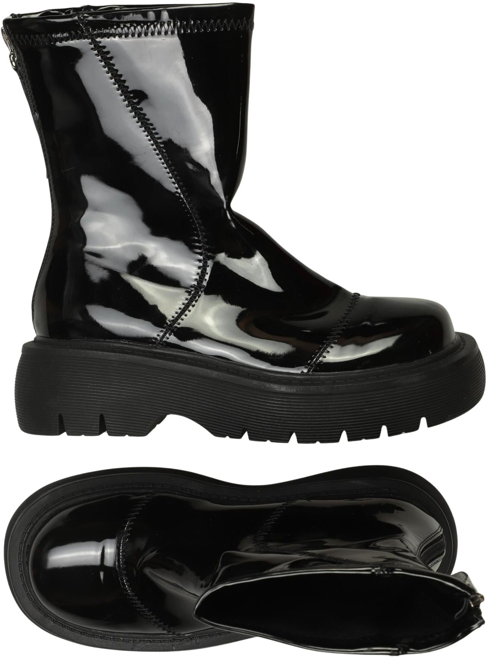 Raid Damen Stiefelette, Schwarz, Gr. EU 39 (UK 6), Kunstleder - Second Hand