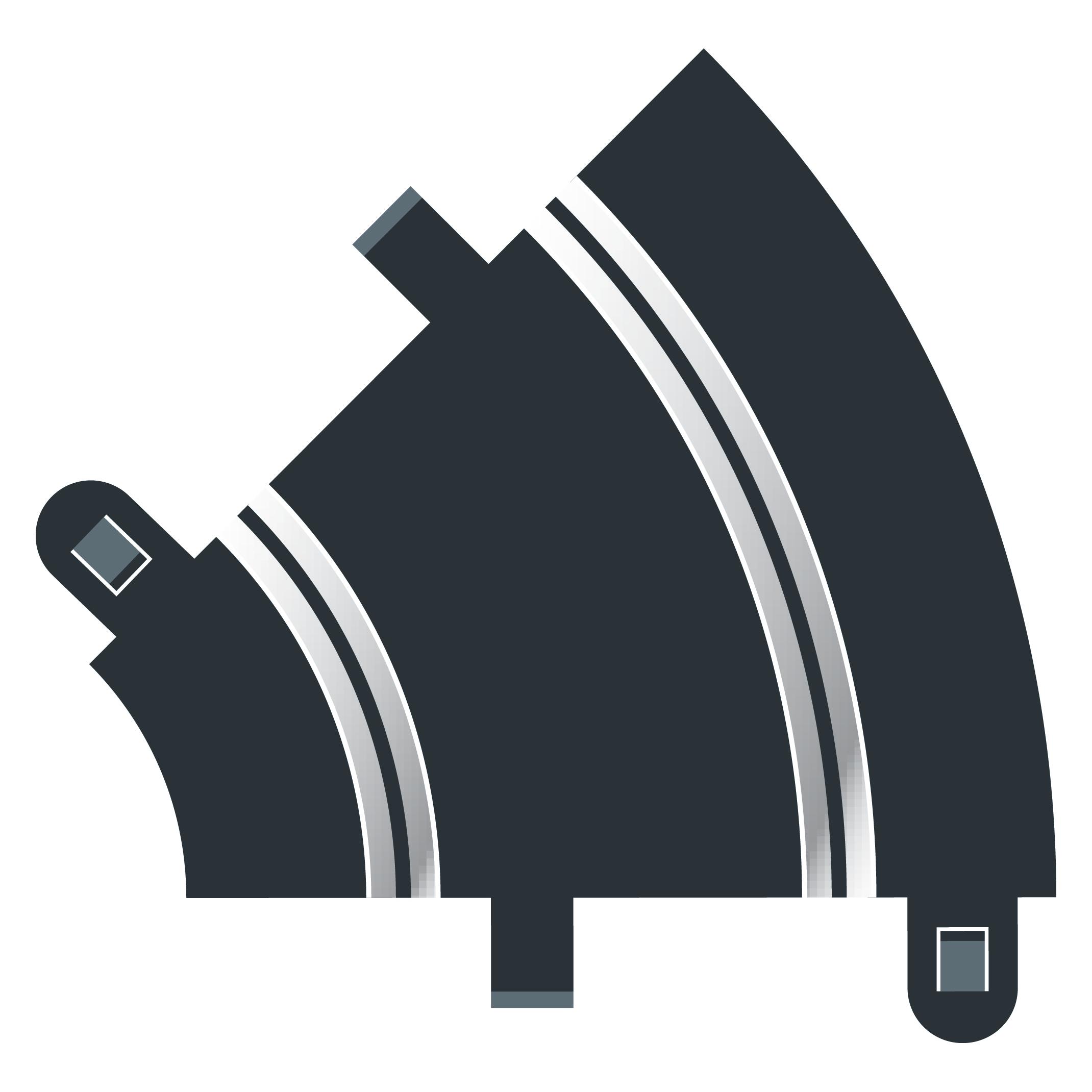 Scalextric Inner Curve 45 2 Stück (C8202)
