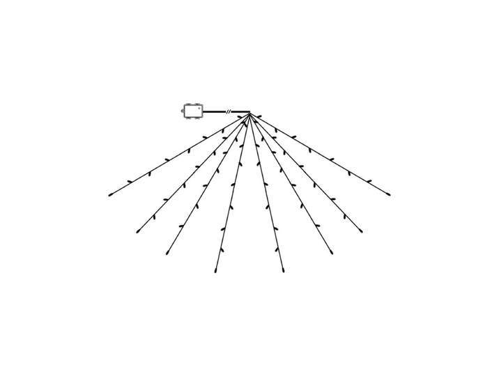 Star Trading Akku Lichterkette Bunt 270 cm