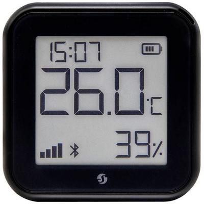 Shelly Plus H&T Gen. 3 Matte Black Funk-Temperatursensor, -Luftfeuchtesensor Bluetooth, Wi-Fi