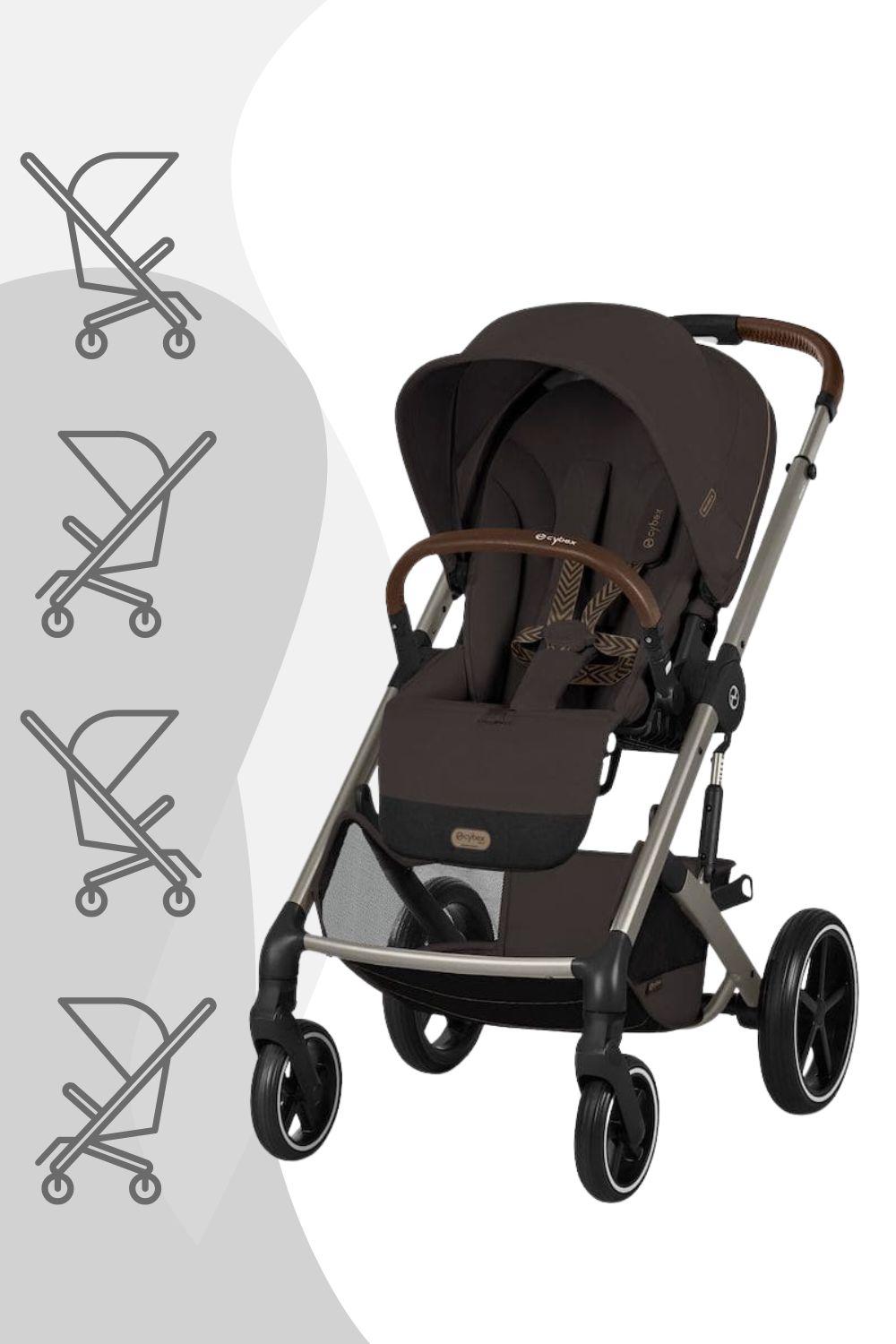Cybex Balios S Lux Kinderwagen - Kollektion 2026/2027, Farbe:Chocolate Brown