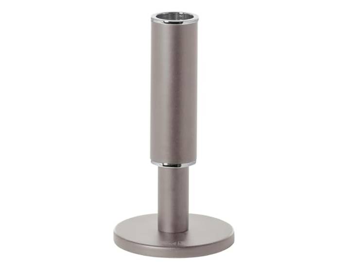 Fink edler brauner Kerzenhalter 19 cm für Stabkerzen matt pulverbeschichtet