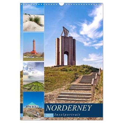 Norderney Inselportrait (Wandkalender 2027 DIN A3 hoch), CALVENDO Monatskalender
