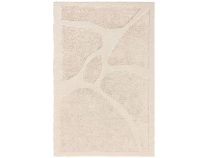 Tapis en coton beige 120x170