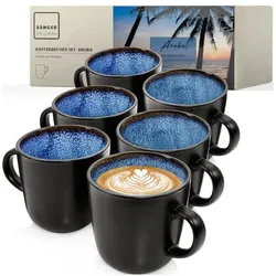 Sänger Geschirr, Tasse, Kaffeebecher Set Aruba (430 ml, 6x)