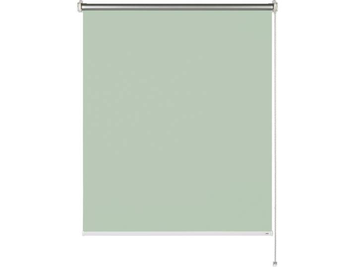 Seitenzugrollo Thermorollo Martha , grün, B:45cm H:150cm, Polyester, SCHÖNER WOHNEN-KOLLEKTION, Rollos, Seitenzugrollo, Schöner Wohnen Rollo, geklebt