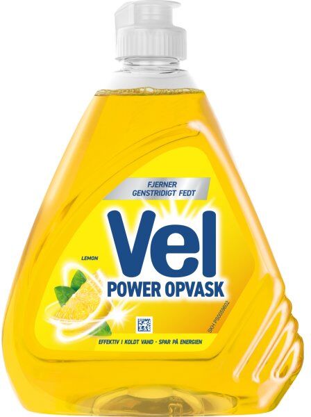 Vel Power Opvaskemiddel   Lemon   500 Ml