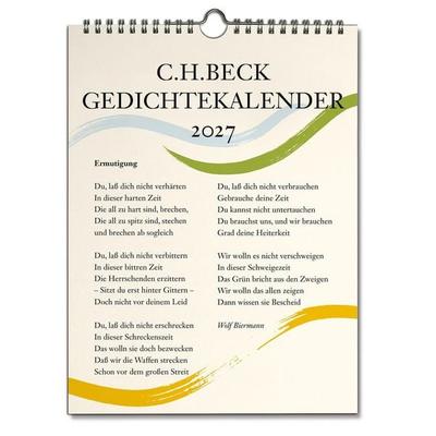C.H. Beck Gedichtekalender