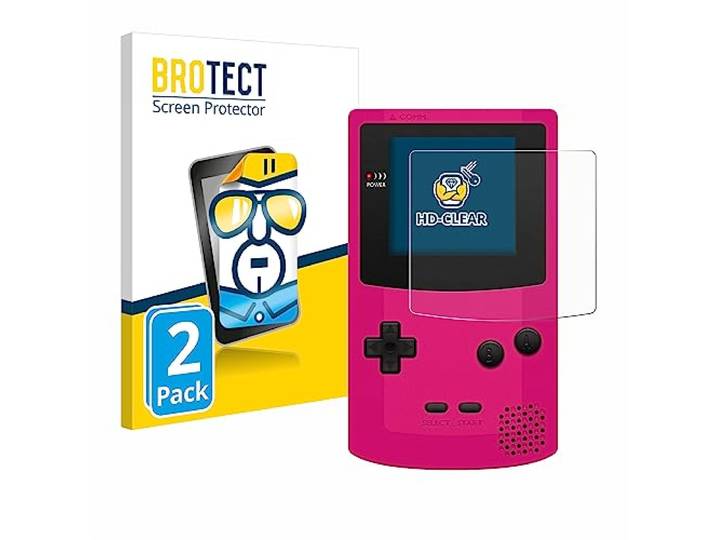 BROTECT 2 Stuks Schermbeschermer voor Nintendo Gameboy Color