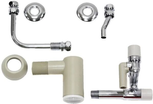 Vaillant uniSTOR Sicherheitsgruppe 0020174068 mit Rohrgarnitur R 1/2, Unterputz, unter 6 bar, mit Ablauftrichter