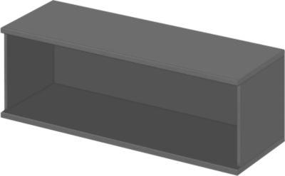 Schäfer Shop Genius Aufsatzregal TETRIS WOOD, 1 OH, B 1200, graphit