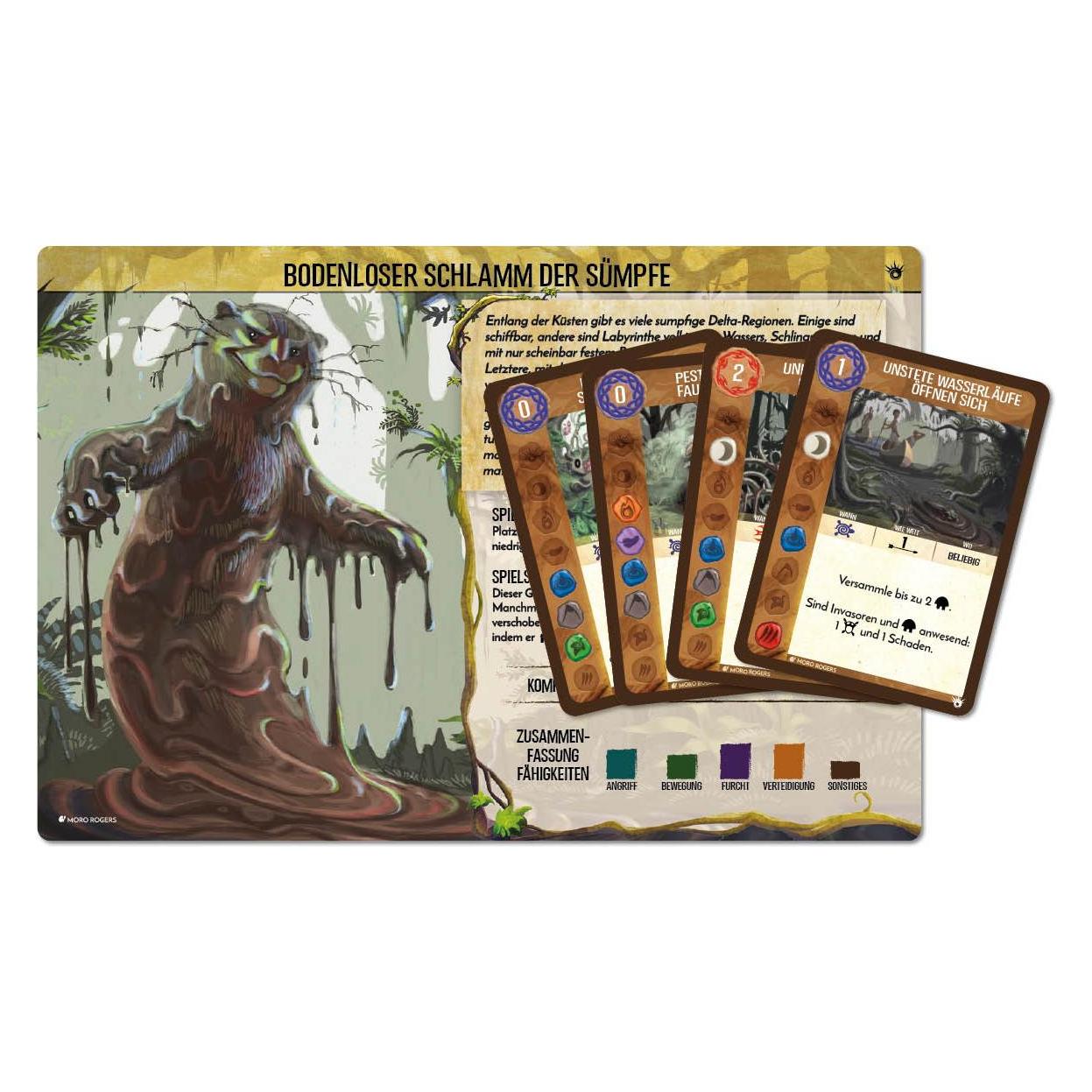 Pegasus Spirit Island: Bodenloser Schlamm der Sümpfe, Brettspiel, für 1-4 Spieler, ab 12 (Deutsch, 1 - 4 Spieler) (90022G)