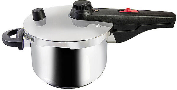 KELOMAT Schnellkochtopf Alfa 18cm/3L Edelstahl silber EG