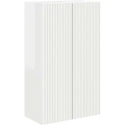 Helloshop26 - Moderner Wand-TV-Schrank mit maximalem Stauraum 59,5 x 31 x 100 cm aus Holzwerkstoff Hochglanz-Weiß