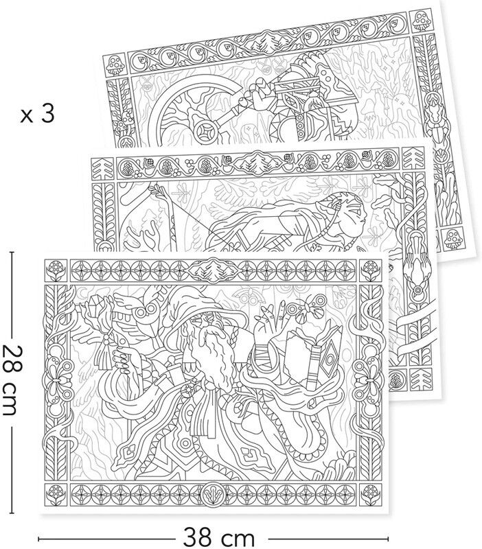 Colouring Gallery : Héroïques - Djeco