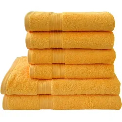Dyckhoff Frottierserie Siena goldgelb Badetuch 100 x 150 cm