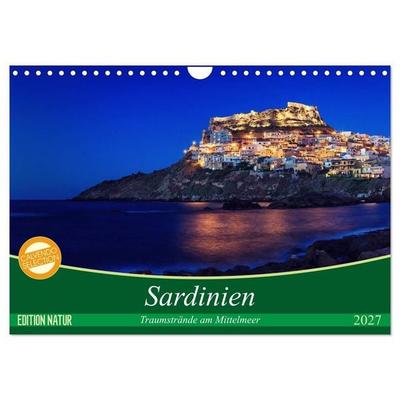 Sardinien - Traumstrände am Mittelmeer (Wandkalender 2027 DIN A4 quer), CALVENDO Monatskalender