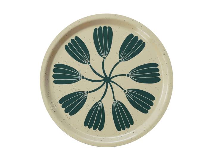 Fine Little Day Plateau Krans Ø31 cm Yellow-green