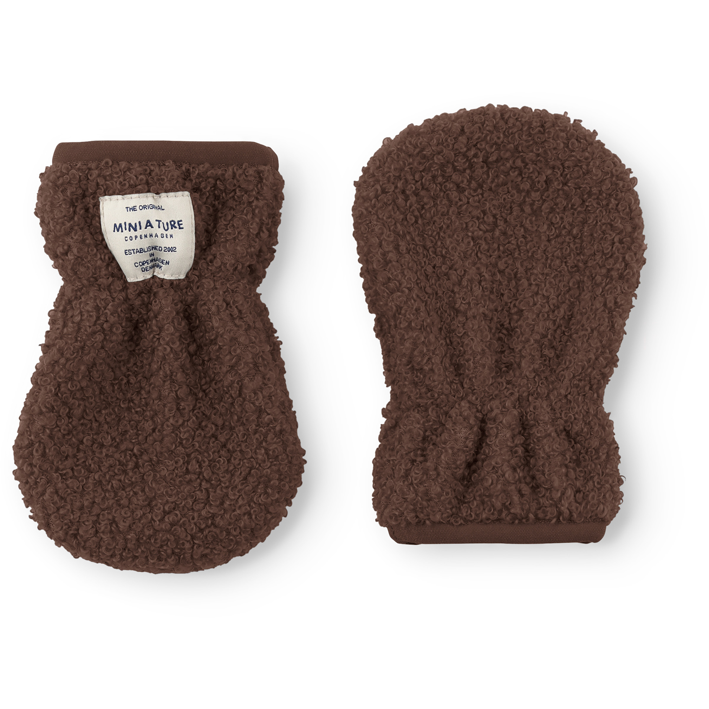 Mini A Ture Matwolmer Teddyfleece Kinder Fäustlinge braun Größe M Lifestyle Isolierend