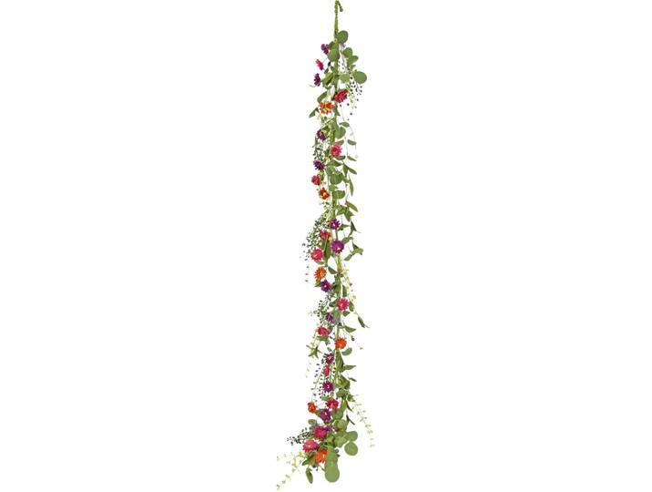 Kunstranke I.GE.A. Künstliche Blütengirlande , bunt, B:16cm H:150cm L:10cm, Polyester, Kunstpflanzen, Kunstranke, Margerite Gänseblümchen Ranke Girlande Deko AST Rebe