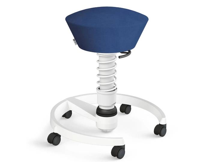 AERIS SWOPPER MIT ROLLEN - Swopper Standard Gestell Weiß Blau