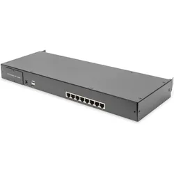 Digitus Cat.5 KVM module 8-Port für modularisierte KVM-Konsole, KVM Switch, Schwarz