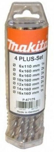 Makita B-49080 Jeu de forets SDS V-PLUS 6-16mm, 12pcs