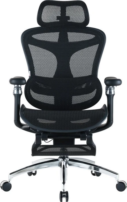 SIHOO DORO C300 Mesh Schwarz mit Fußstütze