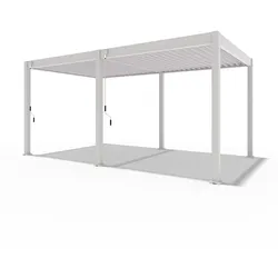 Pergoline Trumpf Pergola Alu-Stahl 3 m x 5,3 m sand