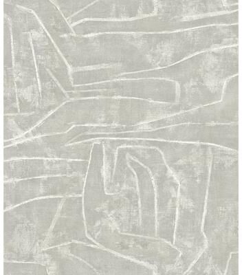 York Wallcoverings Grey Urban Chalk Peel and Stick Wallpaper