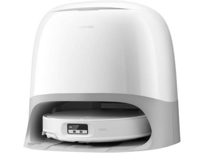 Roborock - Robot Aspirateur Laveur Qrevo Curv 2 Prox Blanc