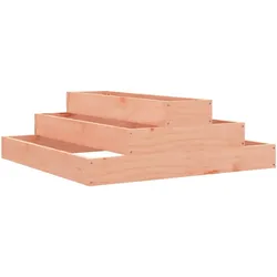 vidaXL Pflanzkübel 80x80x27 cm Massivholz Douglasie