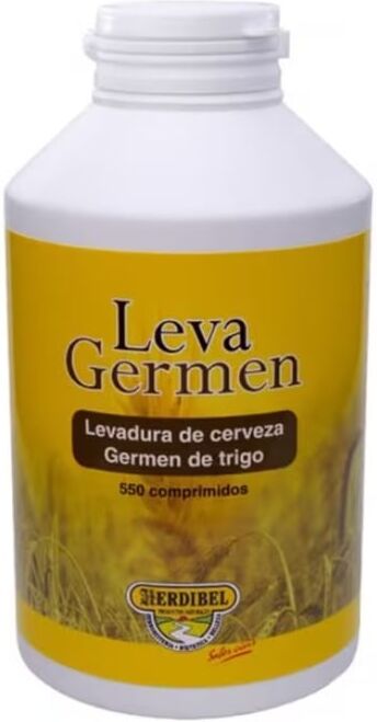 Herdibel Levadura + Germen de Trigo 650mg 550 Tabs