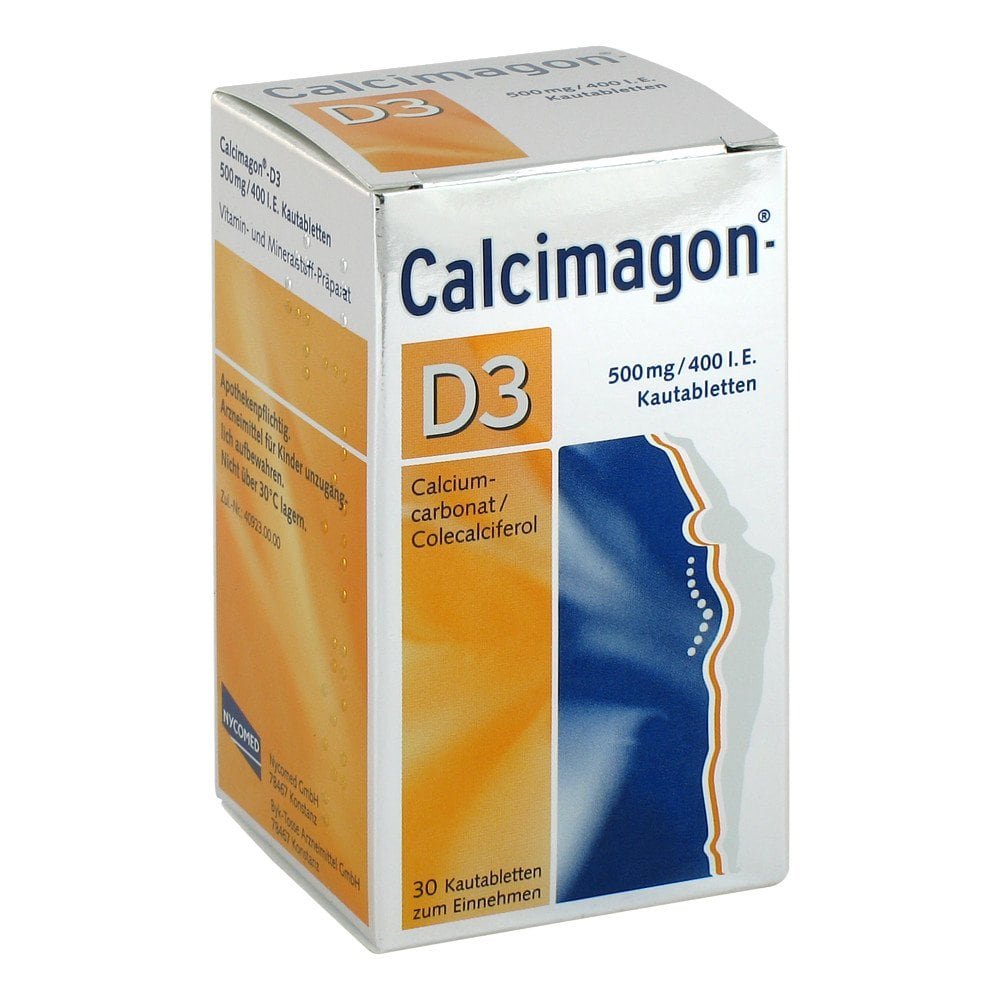 CHEPLAPHARM Arzneimittel GmbH Calcimagon-D3 500mg/400 I.E. Kautabletten 08806688