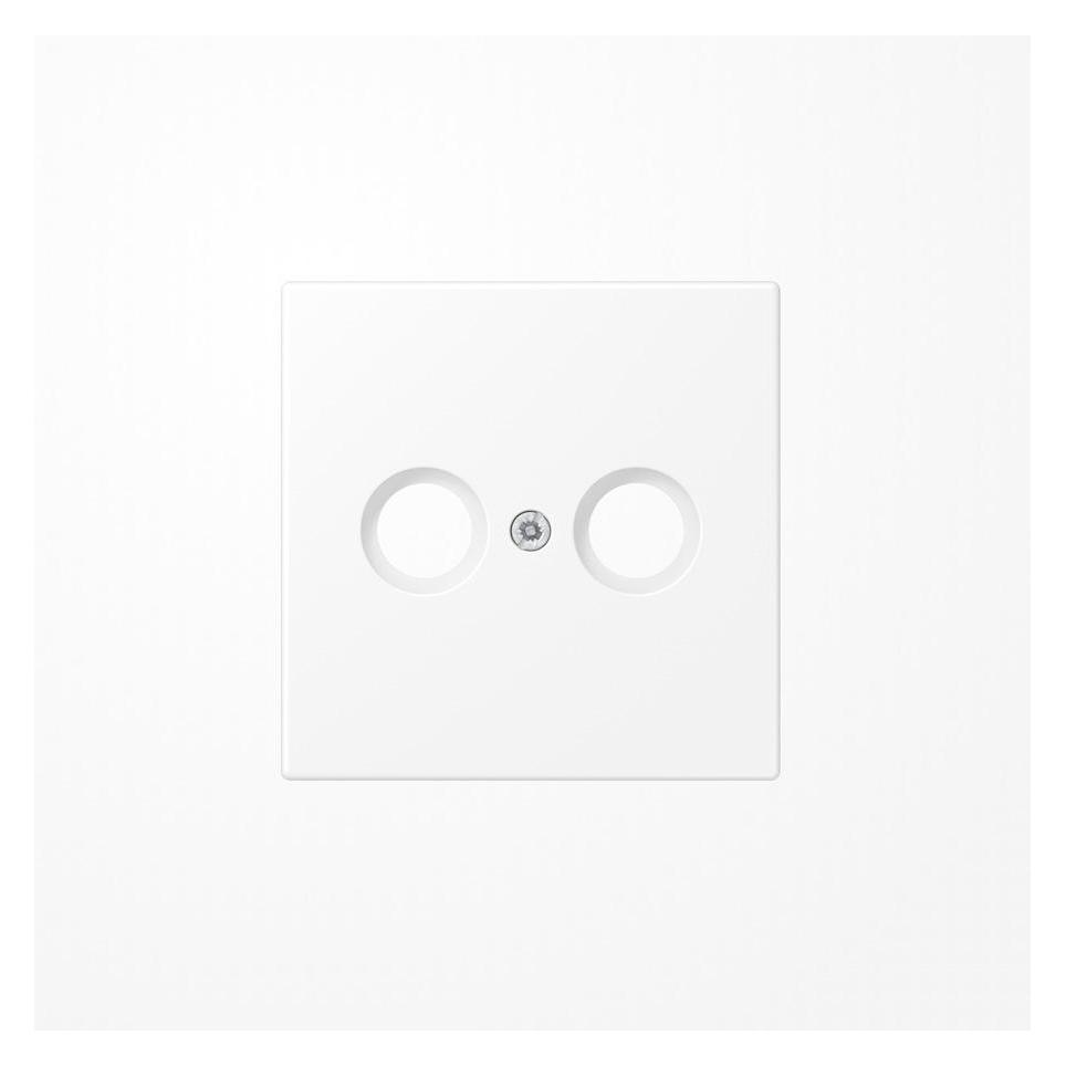 JUNG Abdeckung LS990TVWWM f. Antennensteckdose weiss (LS990TVWWM)