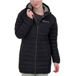 DEPROC ACTIVE Steppjacke GILMOUR WOMEN LONG, Größe 36 in Schwarz Schwarz