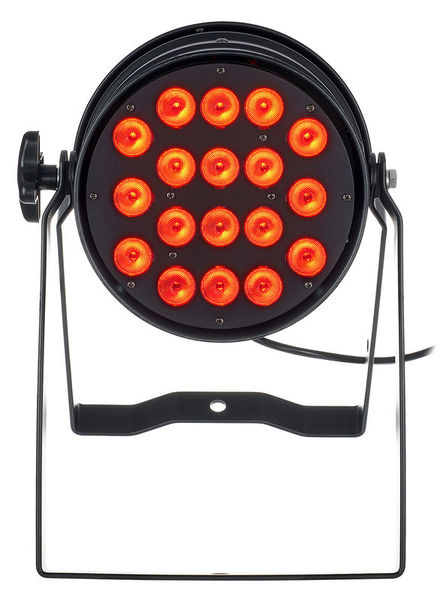 Stairville Led Par 64 18x3W 3in1 RGB BK nero