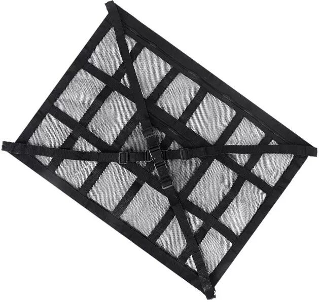 INF Auto Dachhimmel Aufbewahrungstasche 18 Fächer Kreuzmuster 70cm x 50cm Schwarz, Kompatibel mit Autozubehör