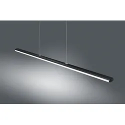 helestra VENTA Pendelleuchte mattschwarz eloxiert-chrom #16/1645.22