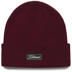 Titleist Mütze Charleston Cuff Knit, weinrot