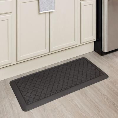 Mohawk Rug & Textiles Tempur Pedic Anti Fatigue Lattice Mat Black 42 x 20, 42 x 20, Black