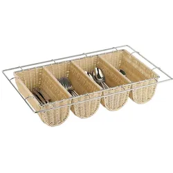 APS Besteckbehälter, Besteckkasten, Beige