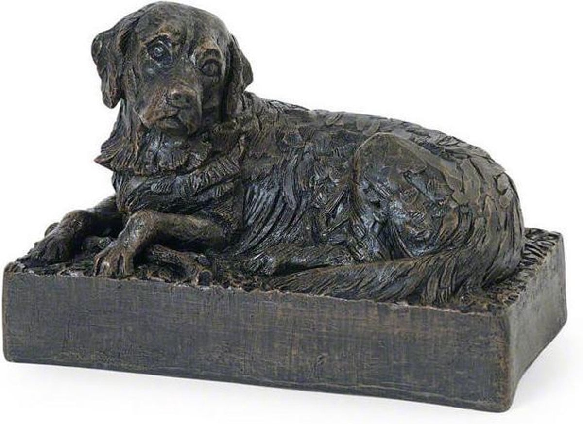 Asbeeld urn Golden Retriever hondenurn 28 cm