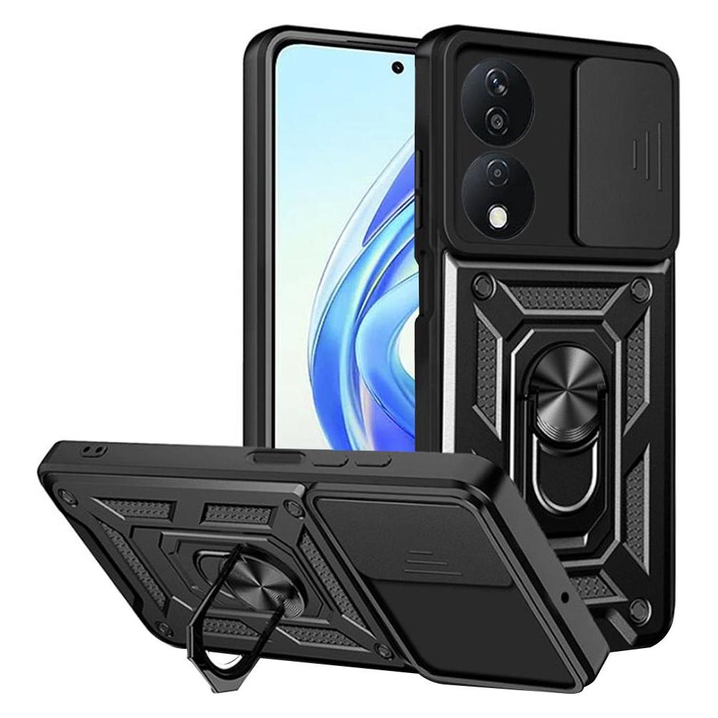 Techsuit - CamShield Series - Honor X7b / X7b 5G / 90 SMART - Black (Honor 90 Smart, Honor X7) (56345678)