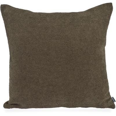 Dekokissen H.O.C.K. "Lotte", grün (dunkelgrün, olivgrün, unifarben), B:60cm H:10cm L:60cm, Polyester, Dekokissen_Sitzkissen_Kissenhüllen, Sofakissen inkl. Füllung, 60x60cm, Bouclé einfarbig, olive, Dekokissen