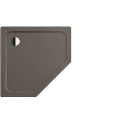 Kaldewei CORNEZZA Duschfläche, 900x900 mm, warm grey 80, Perl-Effekt