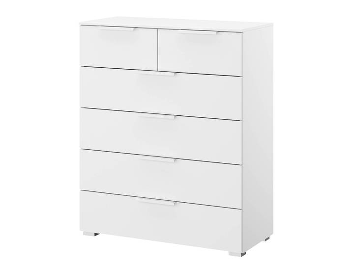 Buffet x4+2 80 x 100 x 42cm Blanc/Blanc alpin Couleurs du corps