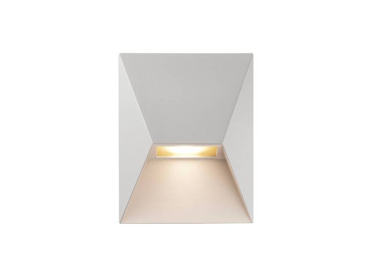 Nordlux Aussenwandleuchte Pontio 15, dimmbar, weiß / opal, Metall, Modern, Wandleuchte außen