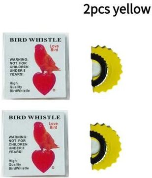 Uplifted Finds Magic Bird Wacky Whistle Tongue Warbler Original Tweeting Noisemaker For Fun And Tricks 2 Pcs Yellow